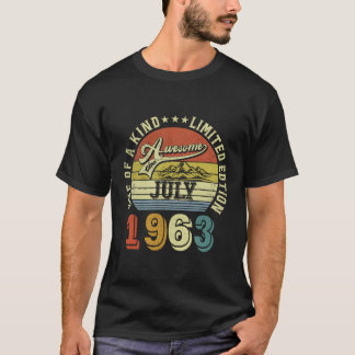 Awesome Since July 1963 One Of A Kind T-Shirt