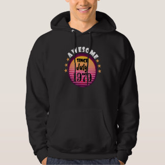 Awesome Since July 1979 Birthday 1979 July Vintage Hoodie