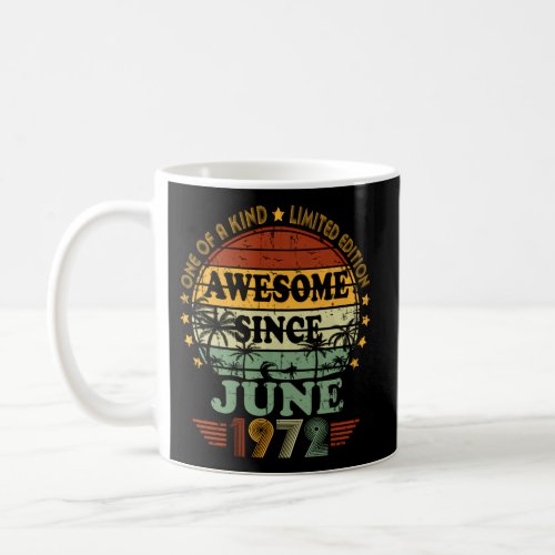 Awesome Since June 1972 51St 51 Coffee Mug
