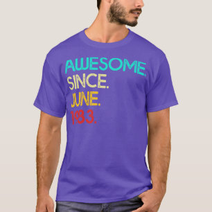 Awesome Since June 1983 Birthday For Women And Men T-Shirt