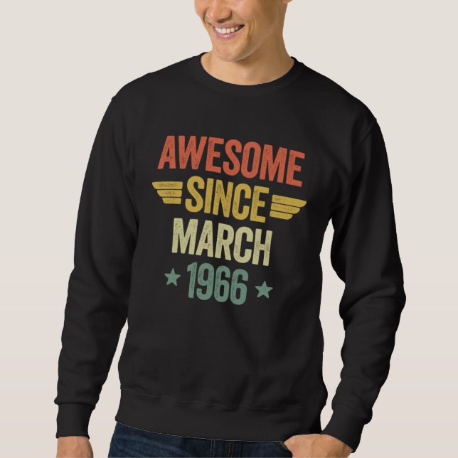 Awesome Since March 1966 Sweatshirt (Front)