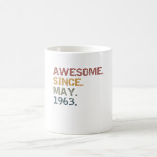 Awesome since may 1963 coffee mug
