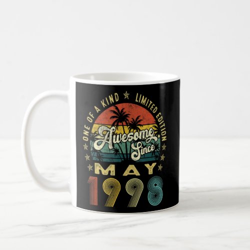 Awesome Since May 1998 Vintage 24th Birthday For M Coffee Mug