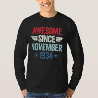 Awesome Since November 1934 T-Shirt