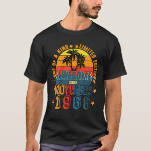 Awesome Since November 1968 Vintage 53Th Birthday T-Shirt