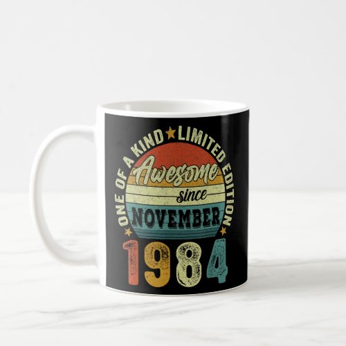 Awesome Since November 1984 38 Years Old Boy 38th  Coffee Mug