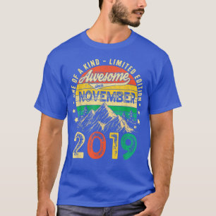 Awesome Since November 2019 3rd Birthday 3 Years O T-Shirt