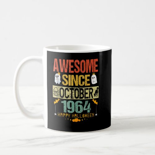 Awesome Since October 1964 58th Birthday costume H Coffee Mug