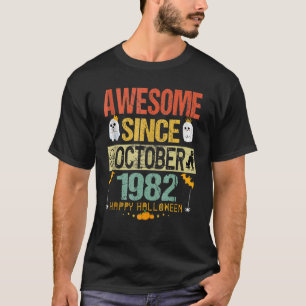 Awesome Since October 1982 40th Birthday costume H T-Shirt