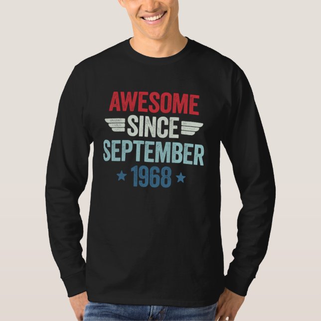 Awesome Since September 1968 T-Shirt (Front)