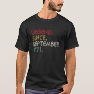 Awesome Since September 1971 50Th Birthday 50 Year T-Shirt
