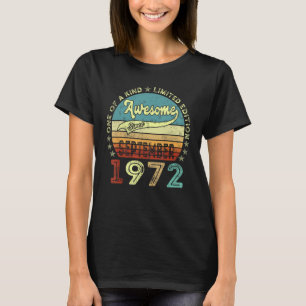Awesome Since September 1972 50th Birthday  50 Yea T-Shirt