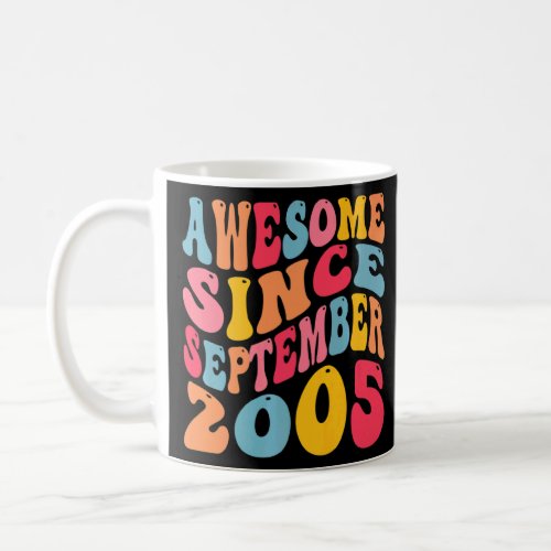Awesome Since September 2005 17 Years Retro 17th B Coffee Mug