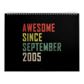 Nobody Perfect But If You Born In September 1962 Calendar | Zazzle