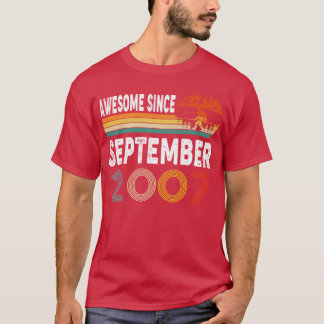 Awesome Since September 2007 T-Shirt