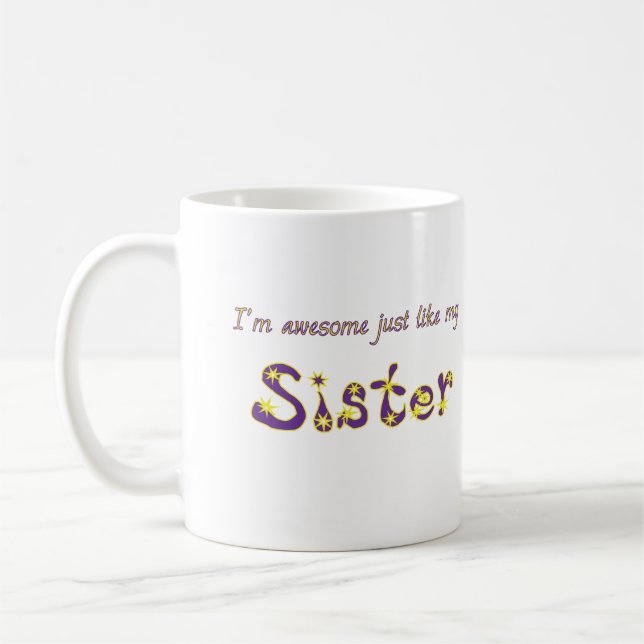 Awesome Sister Coffee Mug (Left)