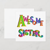 Awesome Sister T-shirts and Gifts (Front/Back)