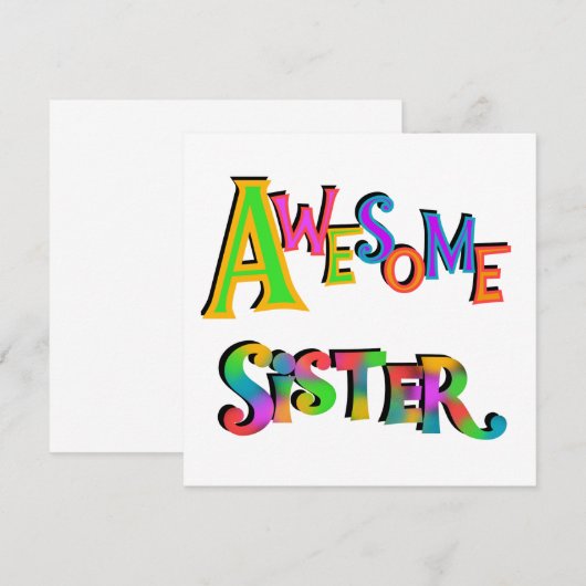 Awesome Sister T-shirts and Gifts (Front/Back)