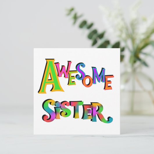 Awesome Sister T-shirts and Gifts (Standing Front)