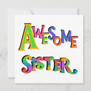 Awesome Sister T-shirts and Gifts