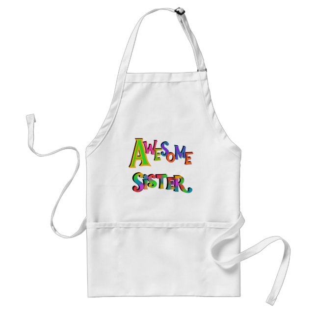 Awesome Sister T-shirts and Gifts Adult Apron (Front)