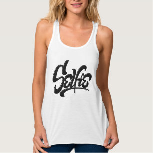 Awesome Skateboard Graffiti Selfie Street Art Tank Top