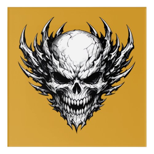 Awesome Skeleton Acrylic Print