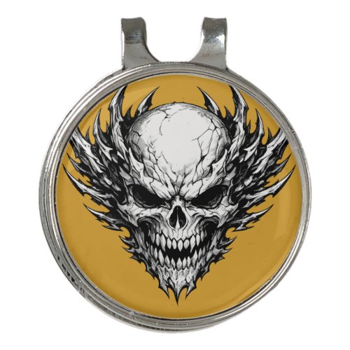 Awesome Skeleton Golf Hat Clip