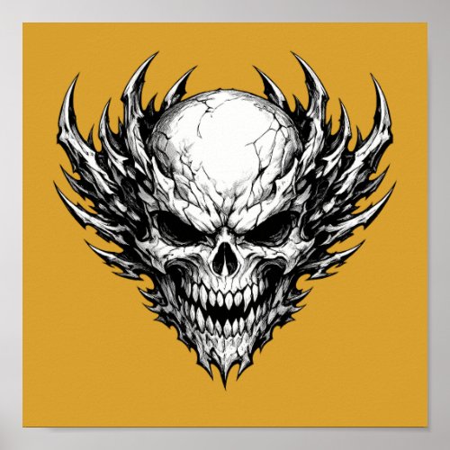 Awesome Skeleton Poster