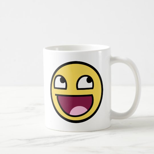 awesome smiley face awesome face coffee mug