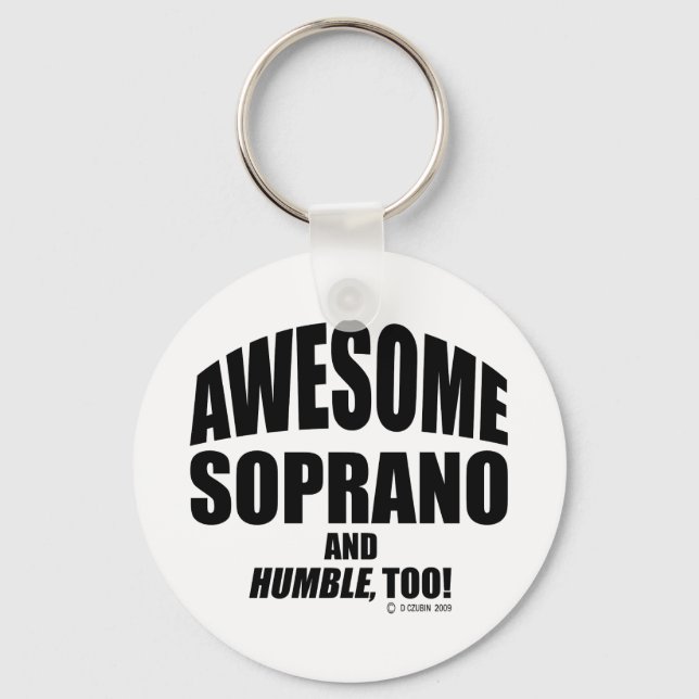 Awesome Soprano Keychain (Front)