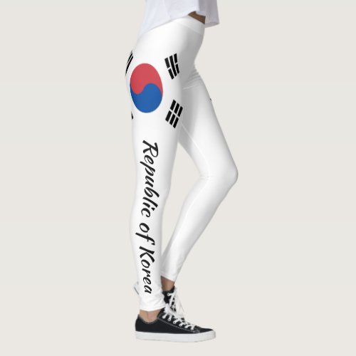 Awesome South Korea Korean Flag Leggings