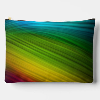 Awesome Spectrum of Rainbow Colors Accessory Pouch