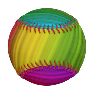 Awesome Spectrum of Rainbow Colors Baseball
