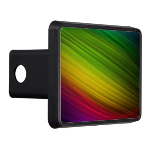 Awesome Spectrum of Rainbow Colors Hitch Cover