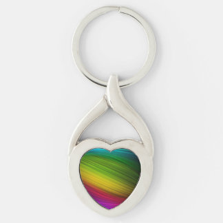 Awesome Spectrum of Rainbow Colors Keychain