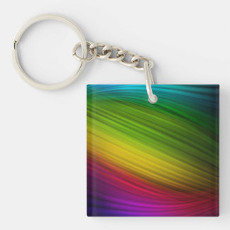 Awesome Spectrum of Rainbow Colors Keychain