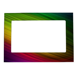 Awesome Spectrum of Rainbow Colors Magnetic Frame