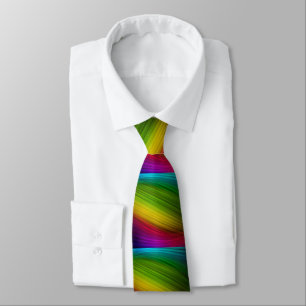 Awesome Spectrum of Rainbow Colors Neck Tie