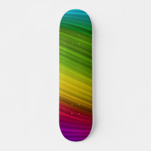 Awesome Spectrum of Rainbow Colors Skateboard
