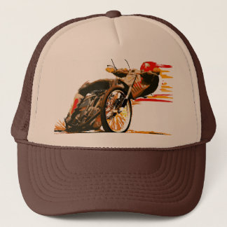 Awesome Speedway Motorcycle Clothing Trucker Hat
