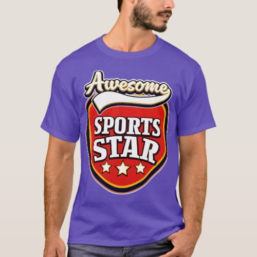 Awesome Sports Star T_Shirt