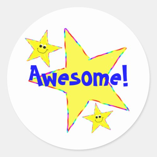 Awesome Star School Stickers