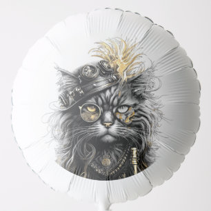 Awesome Steampunk Cat Balloon