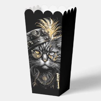 Awesome Steampunk Cat  Favor Boxes