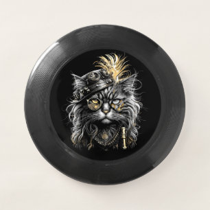 Awesome Steampunk Cat Wham-O Frisbee