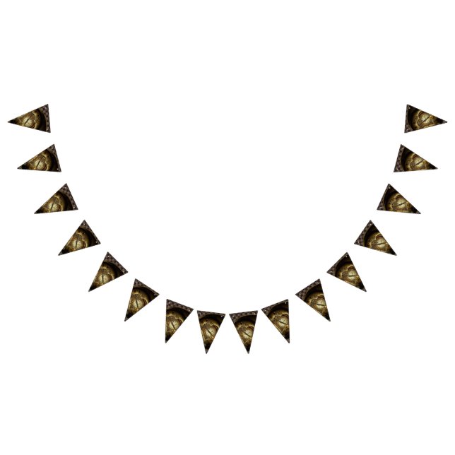 Awesome steampunk hearts bunting flags (All)