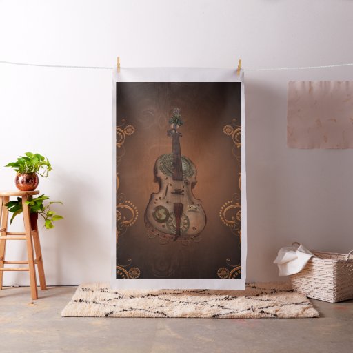 Awesome steampunk violin fabric