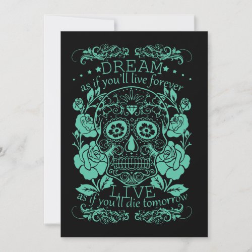 Awesome Sugar Skull irish  t_Shirts