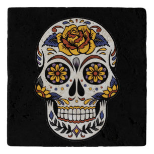 Awesome Sugar Skull Trivet